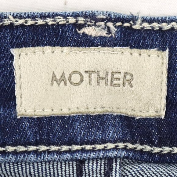NWT MOTHER The Hustler Roller Sneak Jeans in Heirloom Wash Size 27 - Picture 5 of 9